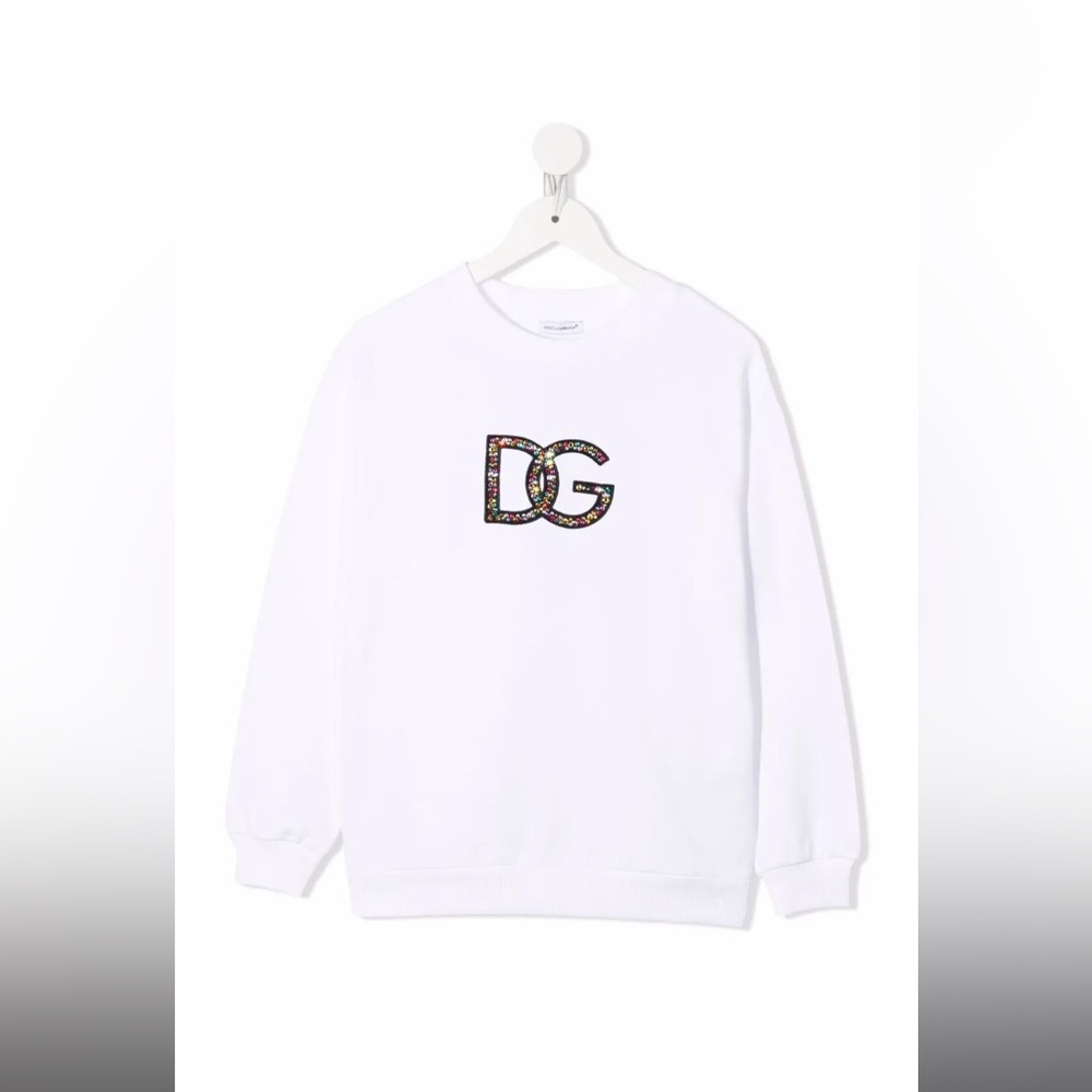 Dolce & Gabbana Crystal logo sweatshirt